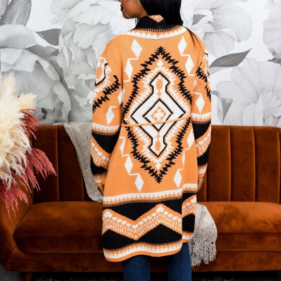 Bibi Aztec sweater Size S - Picture 3 of 11